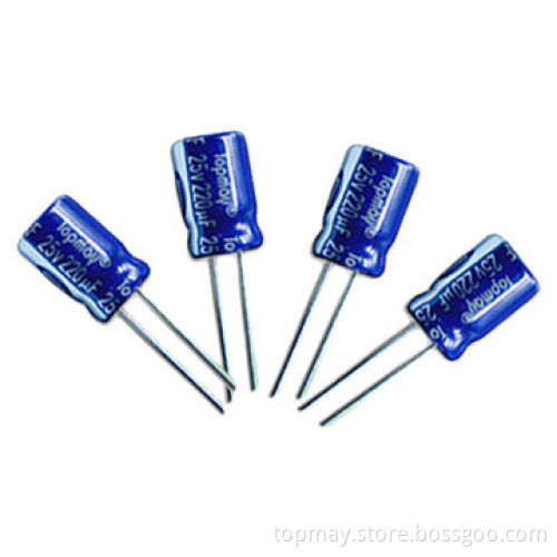 Aluminum Electrolytic Capacitor with 2,000-hour Loading Lifespan and 6.3 to 450V Rated Voltage Range